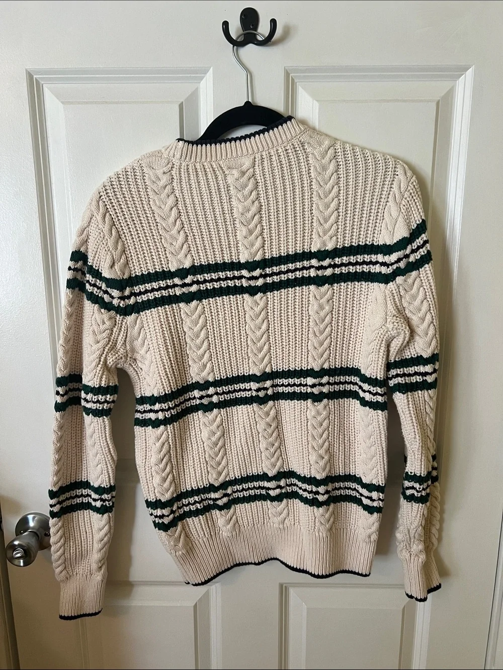 J. Crew Chunky Knit Striped Sweater
